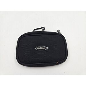 Intec Black Padded Travel Case for Nintendo DS Lite with Carabiner Clip